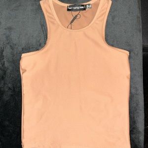 Pretty Little Thing Racerback Crop Tank Top